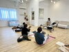 ドッグマッサージ教室第２回の様子「はじめてのドッグマッサージ教室」