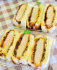 「なんちゃって😋カニ足フライ(中身はイカのすり身です)」