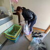作業風景「女性スタッフだけでお片付けさせていただきました🎵」