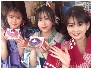 「新メニュー【☆可愛く映えるカラフルなドーナツ☆】{おじぎ茶屋♪柴又♪葛飾散歩♪昼飲み♪映える喫茶♪昼飲み♪食べ歩き♪子連れok♪ランチ♪お持ち帰り♪テラス席♪}」