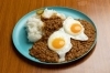 スパイシーエッグカレーライス「4/14本日も、8時より営業です！」