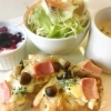 3種のきのことチーズのフォカッチャ