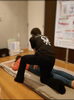 身体の状態もしっかり確認中🙌「5月から新しいスタッフが加わりました！若いママ先生が健康サロンをサポートします🍀」
