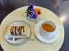 チョコクレープ🎂栄養士さん手作りが嬉しい「お天気☀️が続いているのでバッグ👜持ってお出かけで~す。」