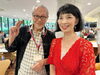 「祥子さんの「金町・理科大学通り」新曲リリース✨ 理科大通り（金町・東京理科大学葛飾キャンパス前）を舞台に、歌手『祥子』さんが描く街のストーリー🎵作詞は『とく光よしあき』さん😊かつしかFM毎週土曜「祥子の金町・理科大学通り」放送中📻」