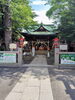 茅の輪くぐり（ちのわくぐり）を発見「🎈 熊野神社にて茅の輪くぐり 🎈　★英会話と体操のコラボ教室（堀切、お花茶屋、綾瀬、亀有、小菅）」