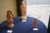 先生の仏像「ぎゃらりー遊で「第2回 菩提会」開催中！仏像と動物の彫刻作品展」