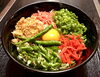 密かな人気の青唐辛子天！爽やかな辛さがオススメ！「本日11/23・明日24日はご予約なしで大歓迎！温かい鉄板焼きでゆっくりお過ごしください/お好み焼き・鉄板焼きしぐれ／磯子区岡村」