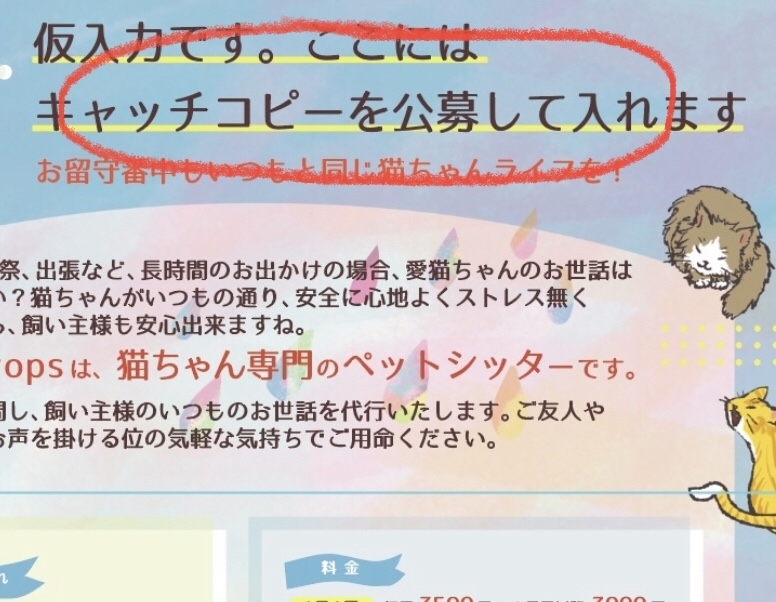 キャッチコピー大募集 キャッチコピー大募集