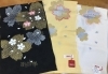 縮緬地にマットな金銀の桜模様 ikko ブランド「新作・振袖用帯揚げ&帯締めが入荷しました 華やかな和装小物で晴れの日を彩りませんか」