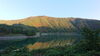 牧尾ダムの水面に映る紅葉「紅葉」