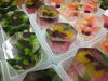 「錦玉羹　きんぎょくかん　の　お菓子で涼やかに」