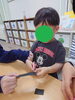 海苔をチョキチョキ！「工作でお弁当😋🍱 【札幌市北区児童デイこぱんはうすさくら札幌太平教室】」
