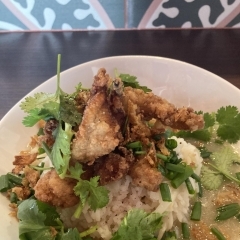 白身魚のベトナム粥