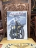 HARLEY DAVIDSON 1934年 白黒「車好きの方に　西船橋駅北口　アンティークDEN」