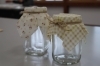 ビンの蓋に蜜ロウラップをつけてもお洒落です♪「《蜜ロウラップとマスクケースづくり》に参加してきました❕」