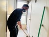 山﨑指導員によるお手洗い掃除「【茨城】【水戸】「一等・二等無人航空機操縦士」-新規ご来校&お掃除-【ドローン】【免許】【資格】」