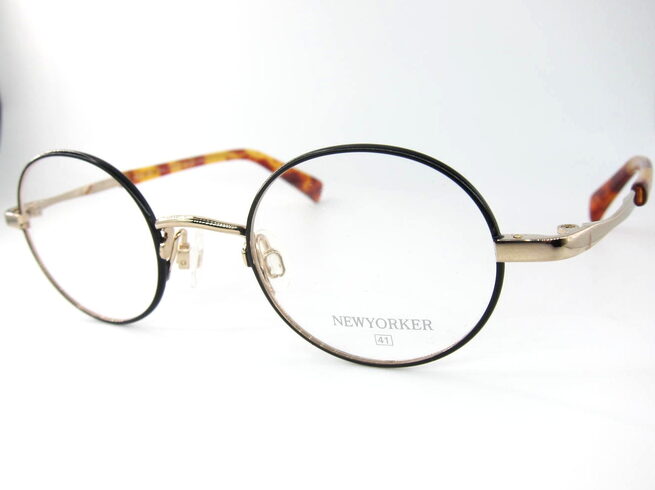 NEWYORKER NY6277 41☐20「お子様、小顔の方や強度近視の方にもお薦め!小さいサイズの丸形メガネフレーム。メガネ一式同時購入で2本目特別価格!かわいいメガネ、似合うメガネ、探しにきてください!JR青梅線羽村駅東口徒歩約3分〈ユニオンメガネ〉」