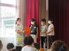 司会進行のお友達～♬上手にできました！「今日は『親子お楽しみ会』でした♬」