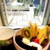 自家製珈琲ゼリーあんみつ