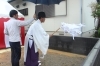 四方清め払いは傘を差さしながら行いました☔💦「過去最高・・・？」