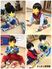 小さいお友達も上手にできたよ「つなげてつなげて…手作り新幹線出発ー！【交野市・小規模保育園】」