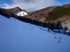 こく1下部、川側のコースもあと少しで押せそうです。「ごきげんなバーンとなっております【木祖村スキー場】」
