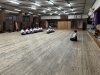 中村先生の凛とした佇まい「親子でなぎなた！　土曜なぎなた教室【2/7】」
