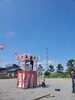 「「ねこ」初体験で汗だく！？みどり町会夏祭りの準備をお手伝いしました」
