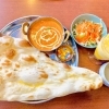 ナンカレーセット　（ナン・ドリンク・サラダ付き）