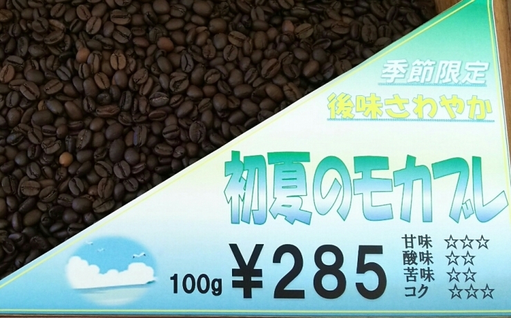 「季節限定コーヒー【初夏のモカブレ】」