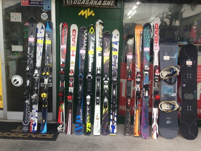 「中古スキー、スノーボード、販売、買取してます。」
