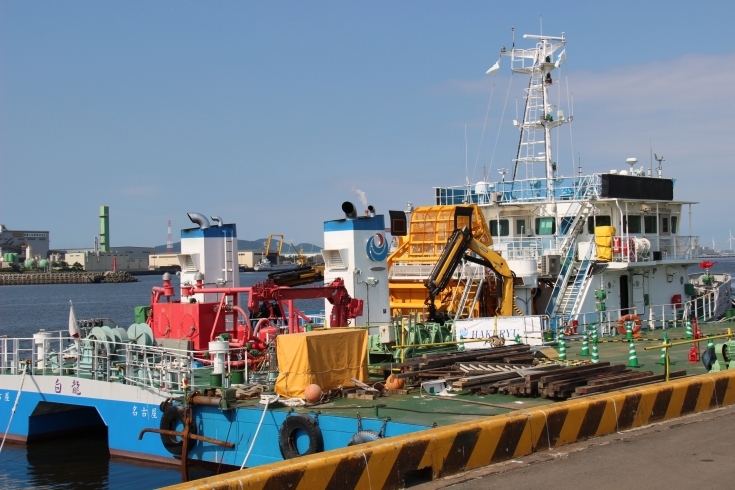 「海フェスタ東三河　海洋環境整備船「白龍」一般公開情報（9:45現在）」