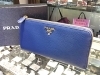 ★美品★ プラダ PRADA 小銭入れ 財布 L字ファスナー 紺色 楽天市場】PRADA プラダ L字ファスナー小銭入れ付き二つ折長財布