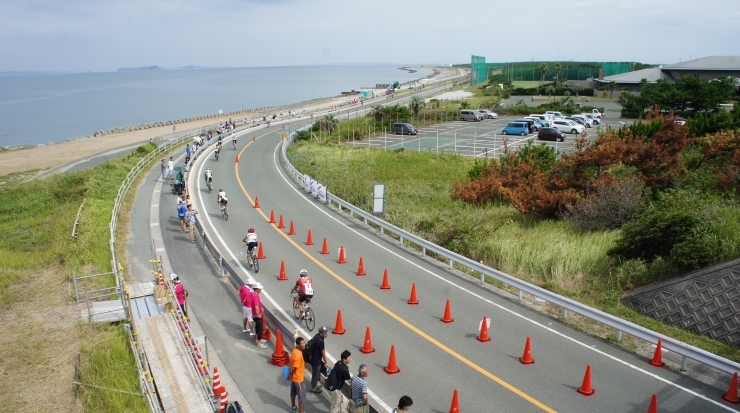 「【見本】2016トライアスロン伊良湖大会④Ａタイプ・バイク実況（午前１０時００分）　」