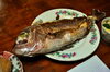 「お食い初めのでっかい鯛と、素敵な記念写真(*'▽')」