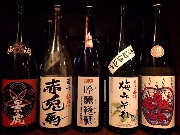 「おすすめ日本酒、梅酒もご用意しています！」