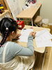 静かな環境で集中して学習しています。「秋の無料体験実施中【村上市の学習塾、英語指導、幼児、小学生、中学生対象、国語、算数、数学、成績アップ、苦手克服は学研村上みなみ教室へ】」