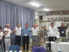 みんなで会の歌、「前途YOYO」を<br>歌ってお開きです。