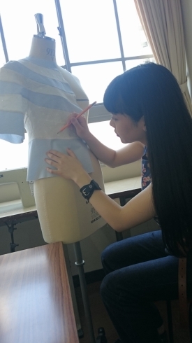 「「神戸・パターンと服作り」パターン・型紙づくり・お洋服づくり♪　神戸で学ぶなら神戸文化服装学院　パターン・製図・パターンメーキング・TRパターン　パターンメーキング洋裁技術検定　神戸文化服装学院」