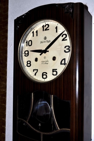 アイチ時計のゼンマイ式ボンボン時計の復活！いい鐘の音です 