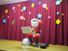 「♪サンタが北浦幼稚園にやってきた♪」