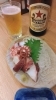 絶品タコ刺しとビールはいかが「新作！カマンベール丸ごともんじゃ始めました🧀」
