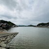 本日の水門BAY（千町川河口から水門BAYを望む）「【旬を食べて夏を乗り切る！】苦味がやわらぐ「ゴーヤのかき揚げ」 ＆ 朝の穏やかな水門BAY 🍱🌿✨」