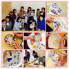 「子育てサークルでの絵付け体験会」