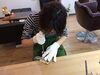 「ただいま手作りメガネワークショップやっています♪」