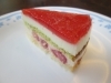 「あまおうのレアチーズケーキ、できました！」
