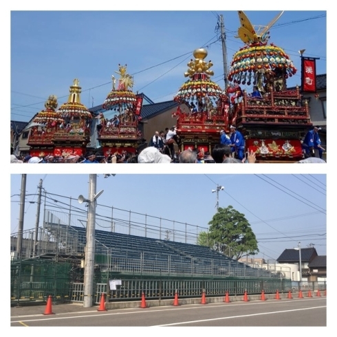 「伏木曳山祭 けんか山のスケジュール」