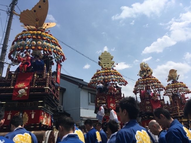 「伏木の曳山祭が始まりました！」