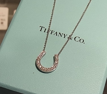 Tiffanypt950ダイヤ　ホースシューネックレス